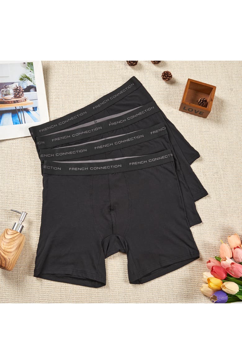 4-Pack Boxer Brief, Main, color, Black
