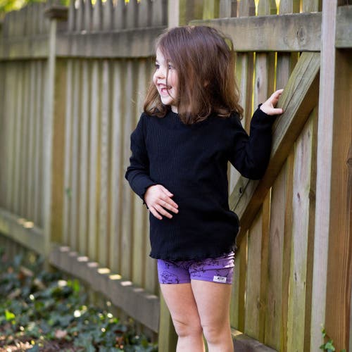 Worthy Threads Girls Biker Shorts In Robots
