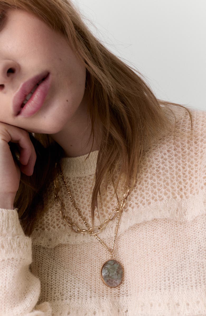 PER UNA BY M&S Sheer Ruffle Jumper, Alternate, color, Oyster Pink