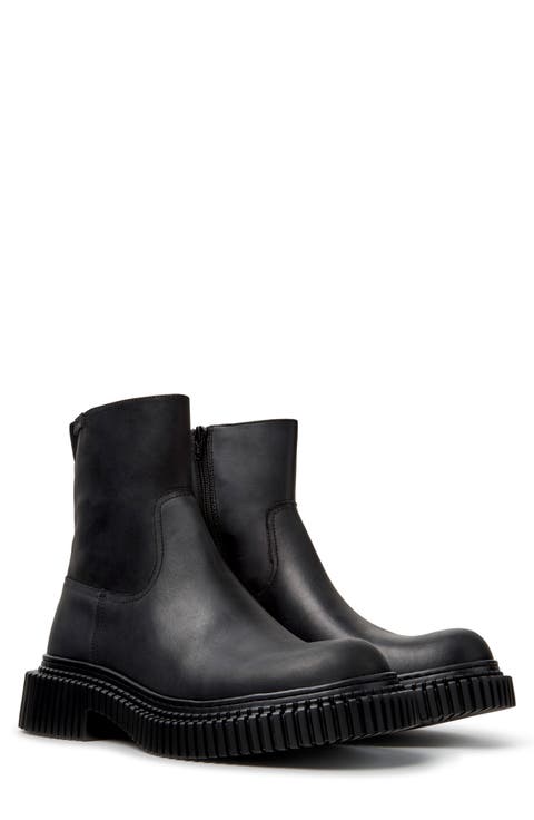 Pix Berlin Leather Ankle Boot
