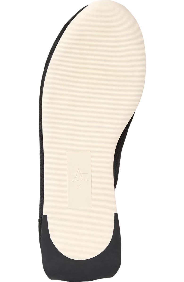 Aquatalia Rolo Knit Sneaker, Alternate, color, Black Knit