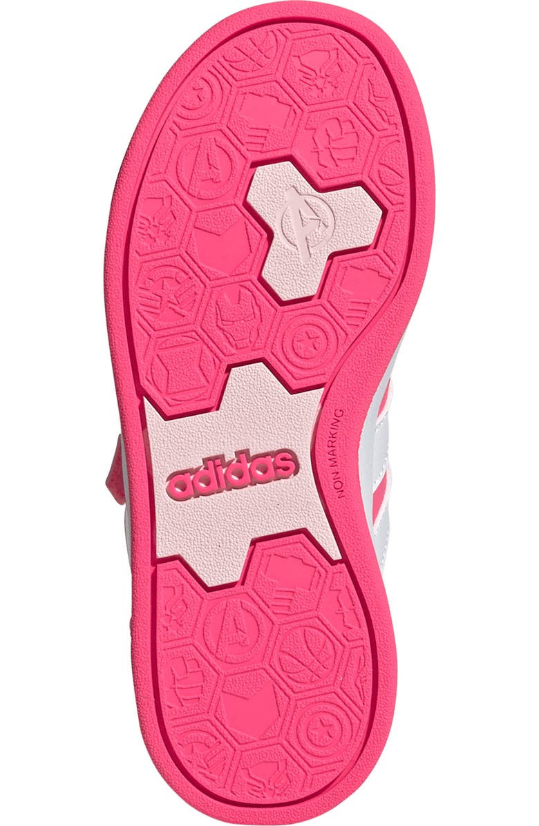 adidas Kids' Grand Court Sneaker, Alternate, color, Lucid Pink/ White/ Clear Pink