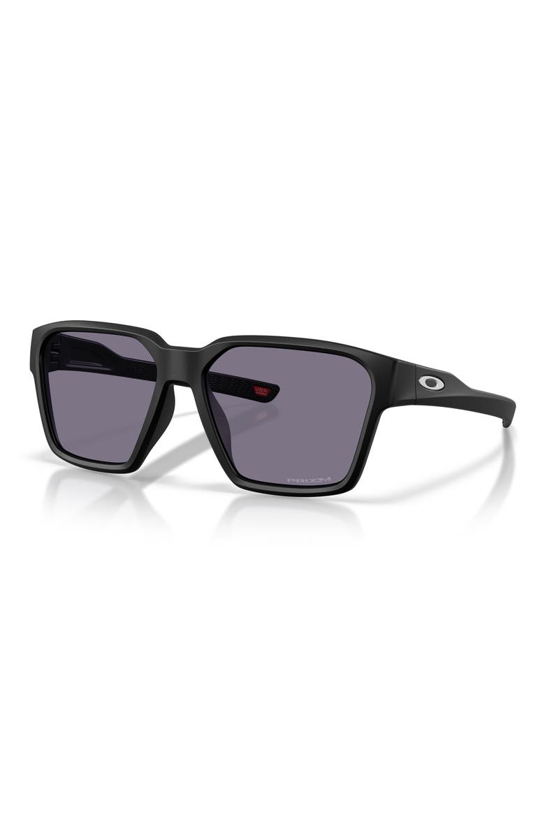 Briza 58mm Prizm™ Square Sunglasses, Alternate, color, MATTE BLACK / PRIZM GREY