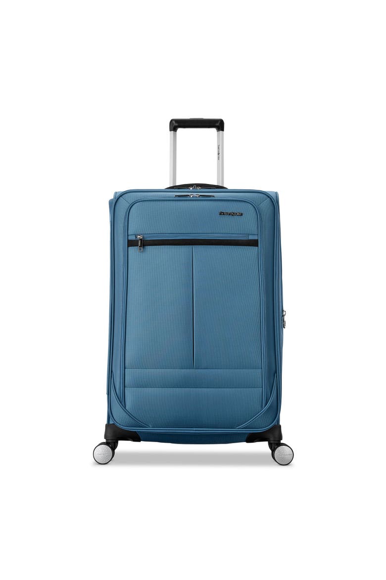 Element Softside Expandable 25" Medium Checked Spinner Luggage, Alternate, color, Captains Blue
