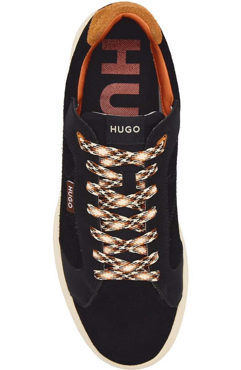 BOSS Riven Tennis Sneaker, Alternate, color, Black