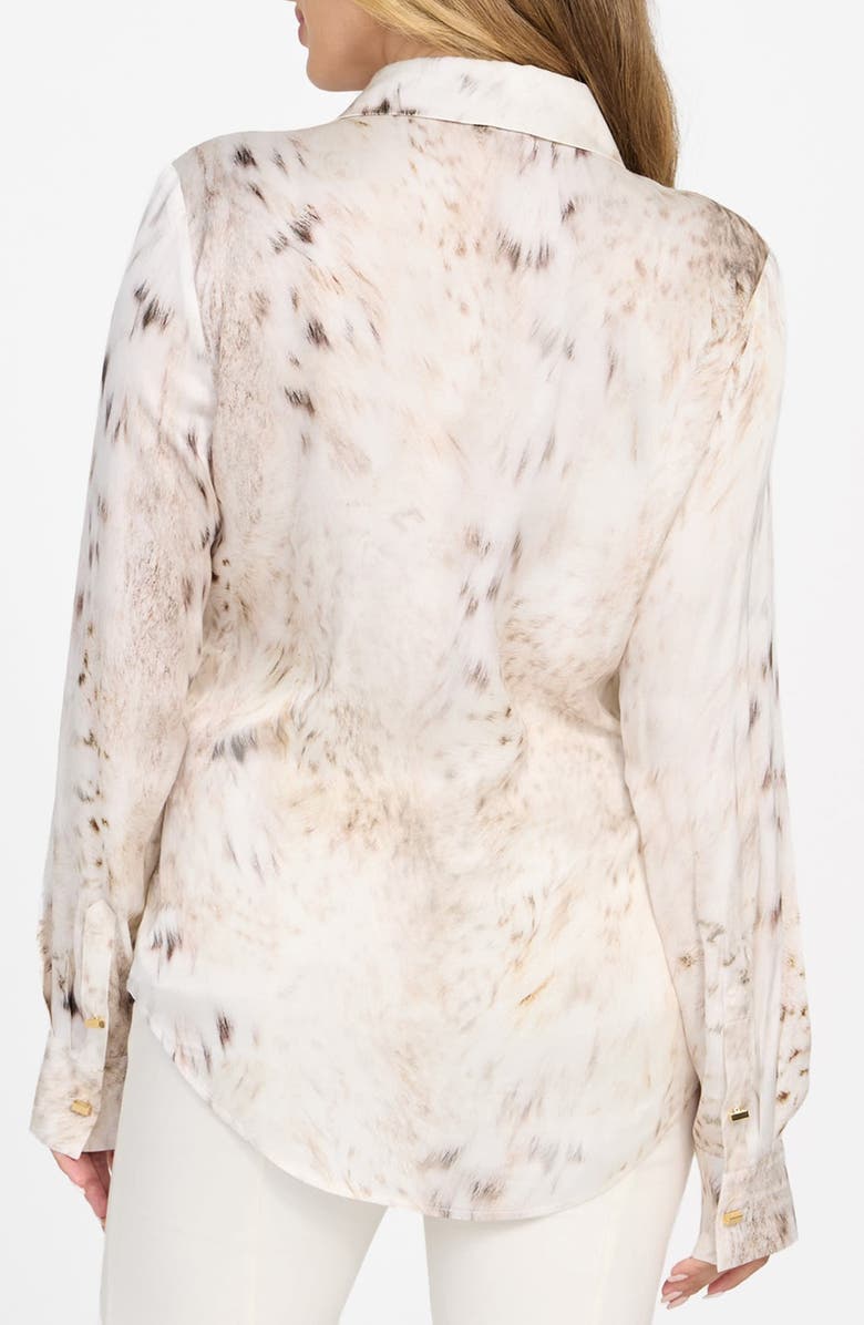 Marciano New Melissa Paisley Button-Up Shirt, Alternate, color, White Multi