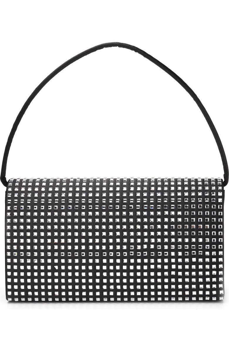 LADY COUTURE Shana Rhinestone Handbag, Alternate, color, Black