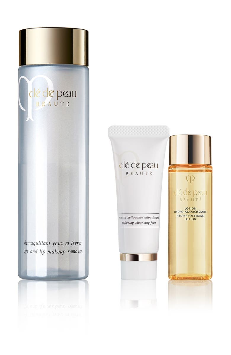 Clé de Peau Beauté Eye and Lip Makeup Remover Set, Main, color,