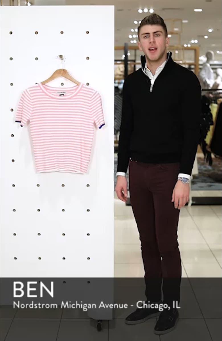 Stripe Knit Pullover, sales video thumbnail