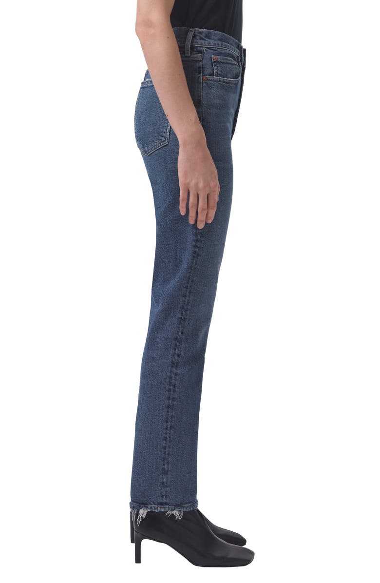 AGOLDE High Waist Stovepipe Jeans, Alternate, color, 