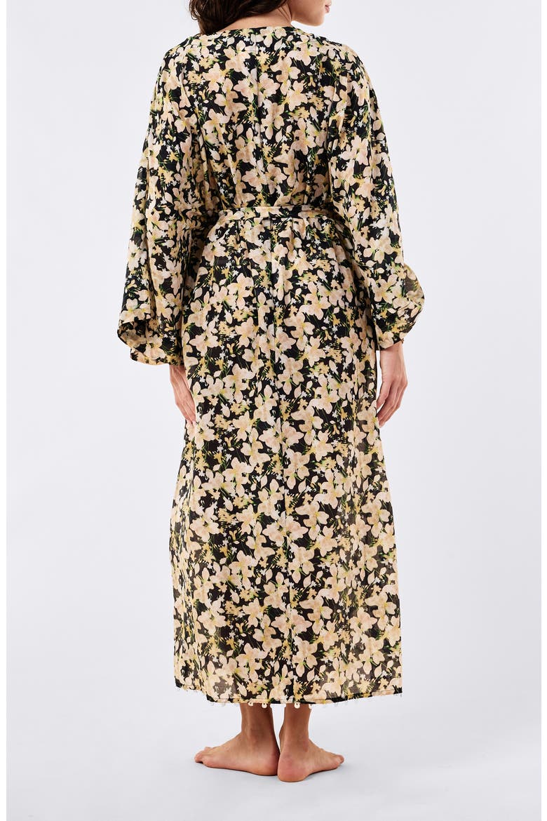 Serena Kimono Maxi Robe, Alternate, color, DEEP NAVY