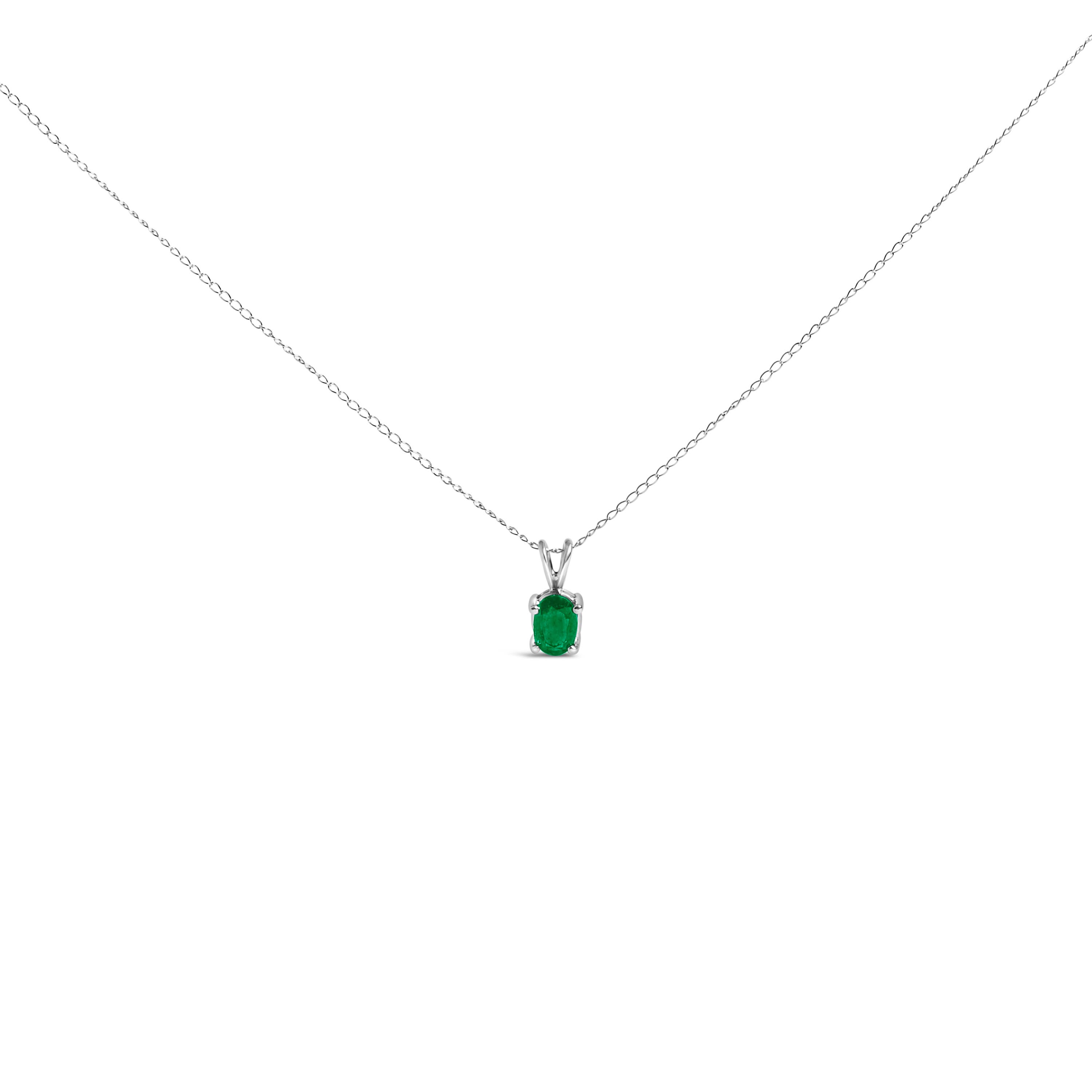 Green Emerald | White