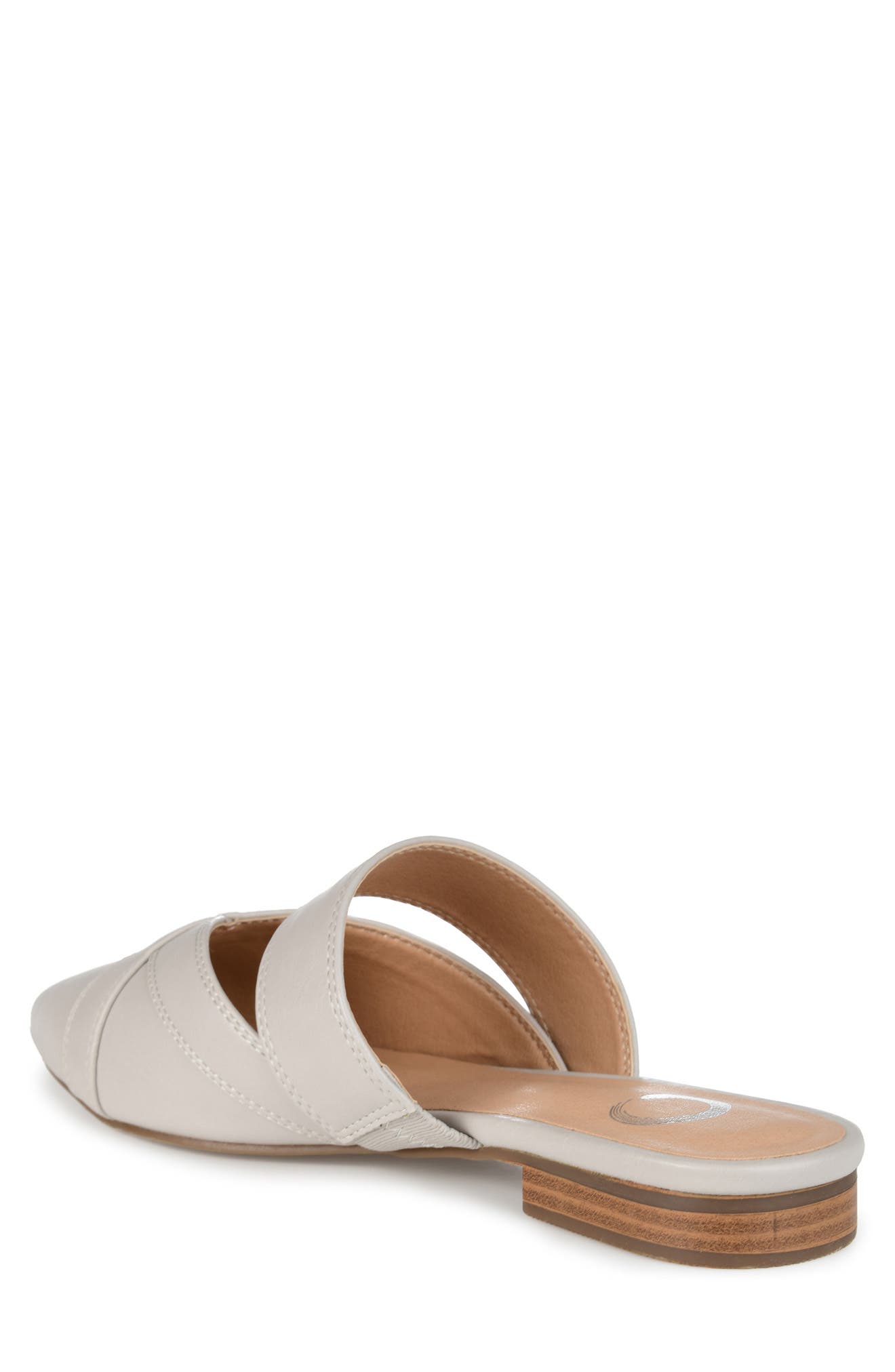 Journee Collection Stasi Pointed Toe Mule, Alternate, color, Grey