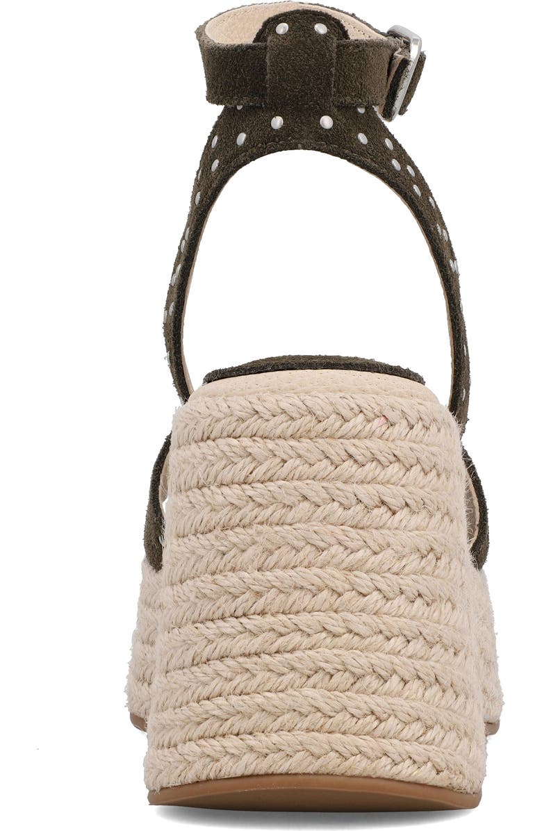 MIA Limited Edition Pascha Ankle Strap Espadrille Platform Sandal, Alternate, color, Khaki