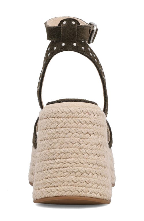Shop Mia Limited Edition Pascha Ankle Strap Espadrille Platform Sandal In Khaki