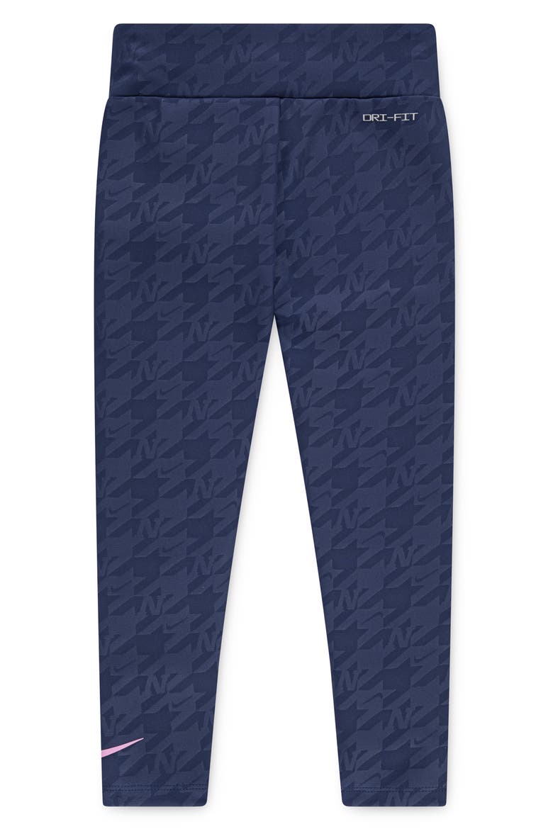 Kids' Varsity Prep Leggings, Alternate, color, MIDNIGHT NAVY