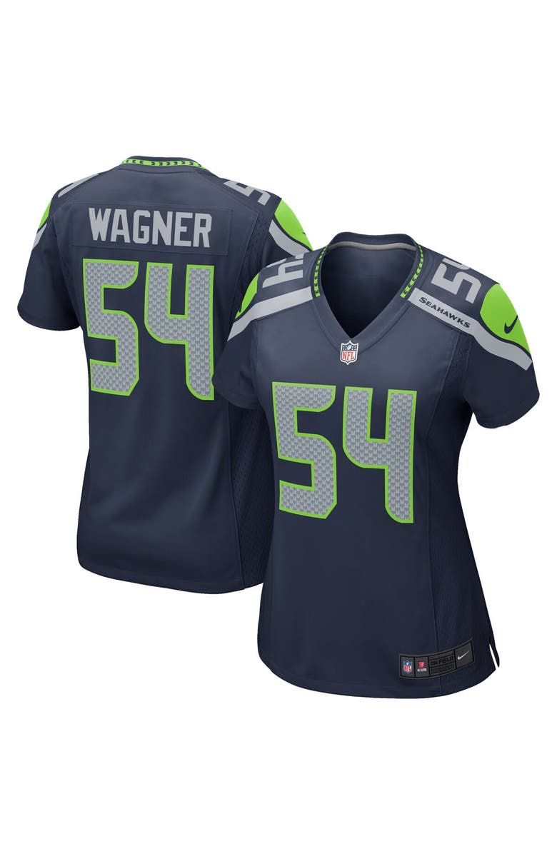 Nike Women's Nike Bobby Wagner Navy Seattle Seahawks Game Jersey, Main, color, 
