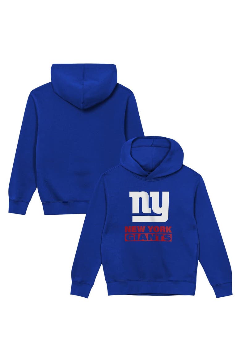 Toddler Outerstuff  Royal New York Giants Back to Basics Hoodie, Main, color, Royal