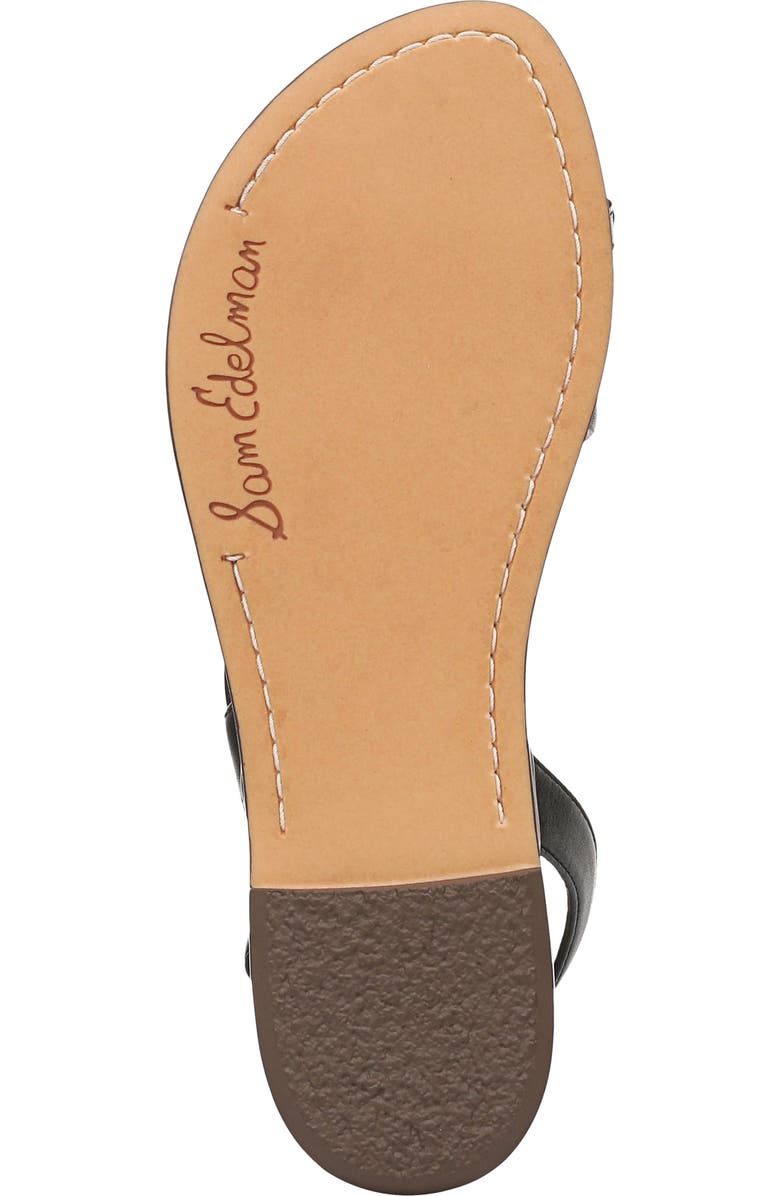 Sam Edelman Gace Toe Loop Slingback Sandal, Alternate, color, Black