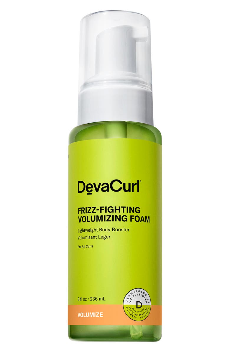 DevaCurl Frizz-Fighting Volumizing Foam, Main, color,