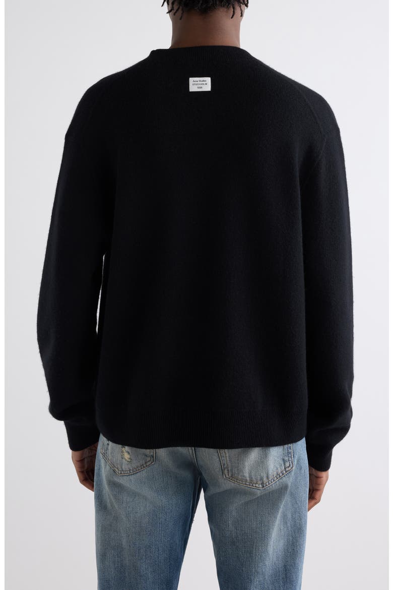 Klimis Cashmere Blend Sweater, Alternate, color, BLACK