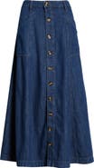 Favorite Daughter The Lila Denim Maxi Skirt