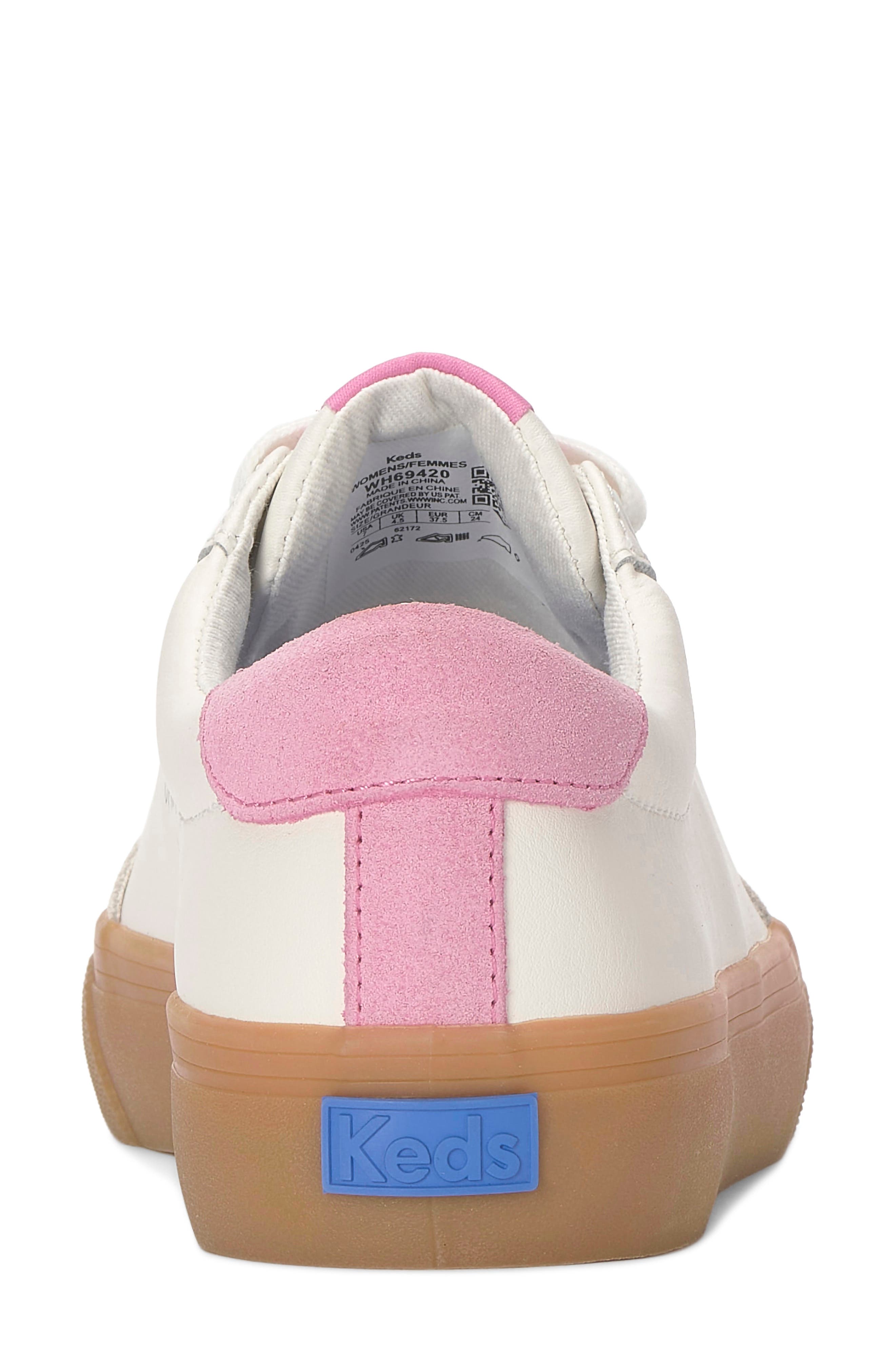 Jump Kick T-Toe Sneaker, Alternate, color, SNOW WHITE