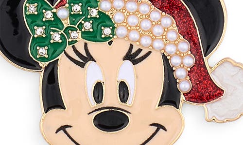 Baublebar Minnie Mouse Holiday Cluster Bag Charm In Gold