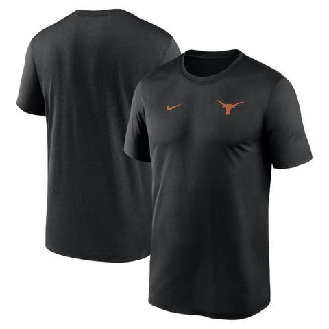 Men's Nike Black Texas Longhorns 2025 Sideline Small Logo Legend Dri-FIT T-Shirt