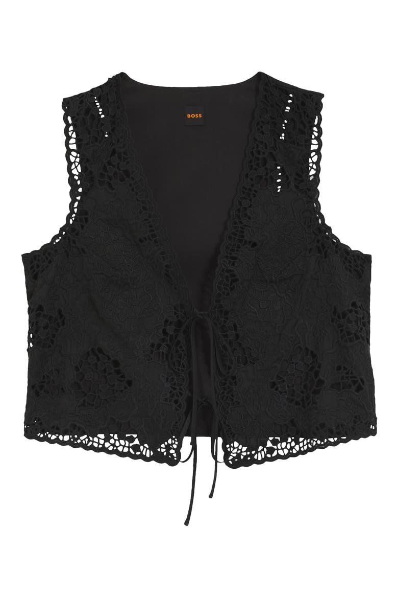 Embroidered Vest, Alternate, color, BLACK