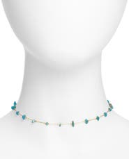 VIDAKUSH Turquoise Stone Choker