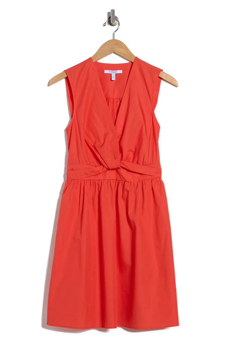 Nulla Front Twist Minidress, Alternate, color, RED
