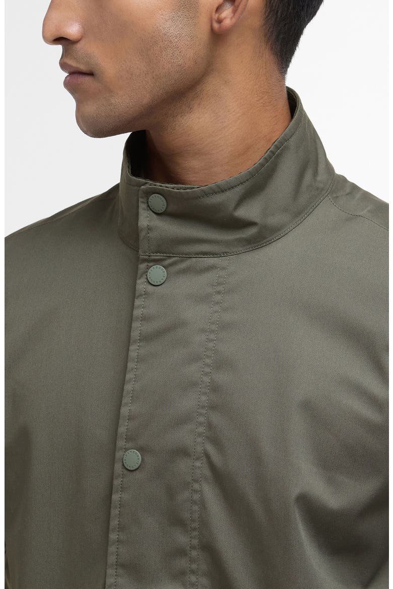 Chelsea Waterproof Twill Jacket, Alternate, color, UNIFORM GREEN/BLEACH