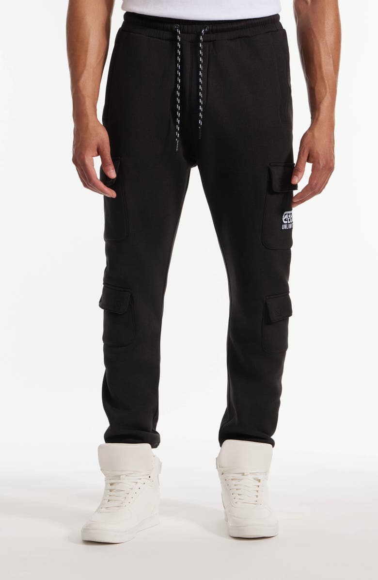 Ecko Unltd. Way Out Fleece Jogger, Main, color, Black