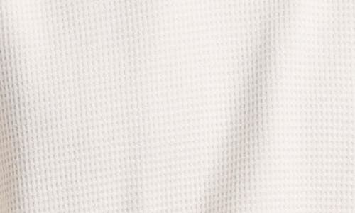 Barefoot Dreams Thermal Cotton Hoodie In White