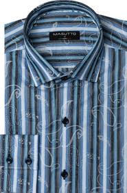 MASUTTO Adriano Jacquard Button-Up Shirt