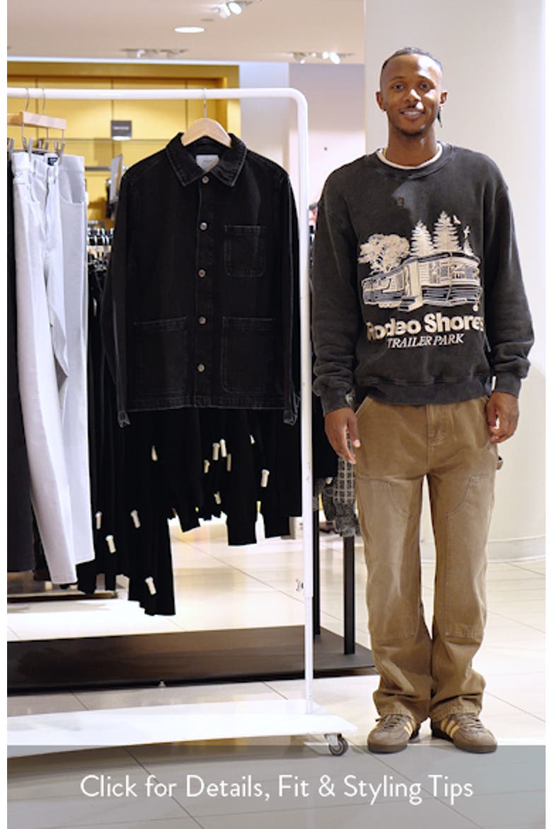 Gove Cotton Denim Chore Coat video