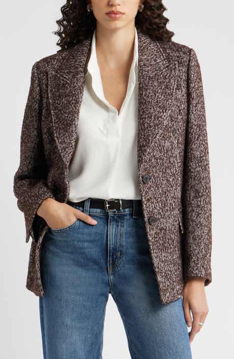 Nordstrom The Liv Textured Boyfriend Blazer