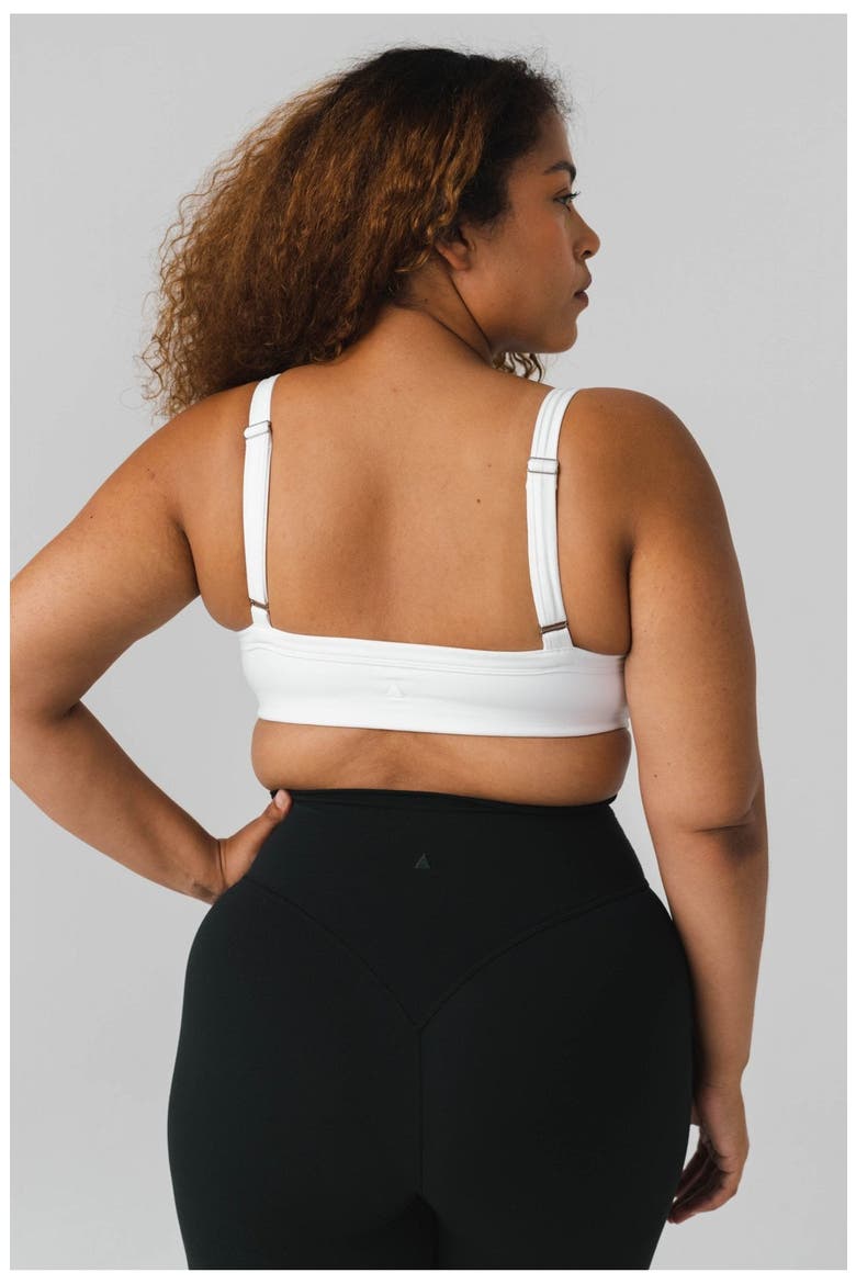 Cloud II Square Bra, Alternate, color, Snow