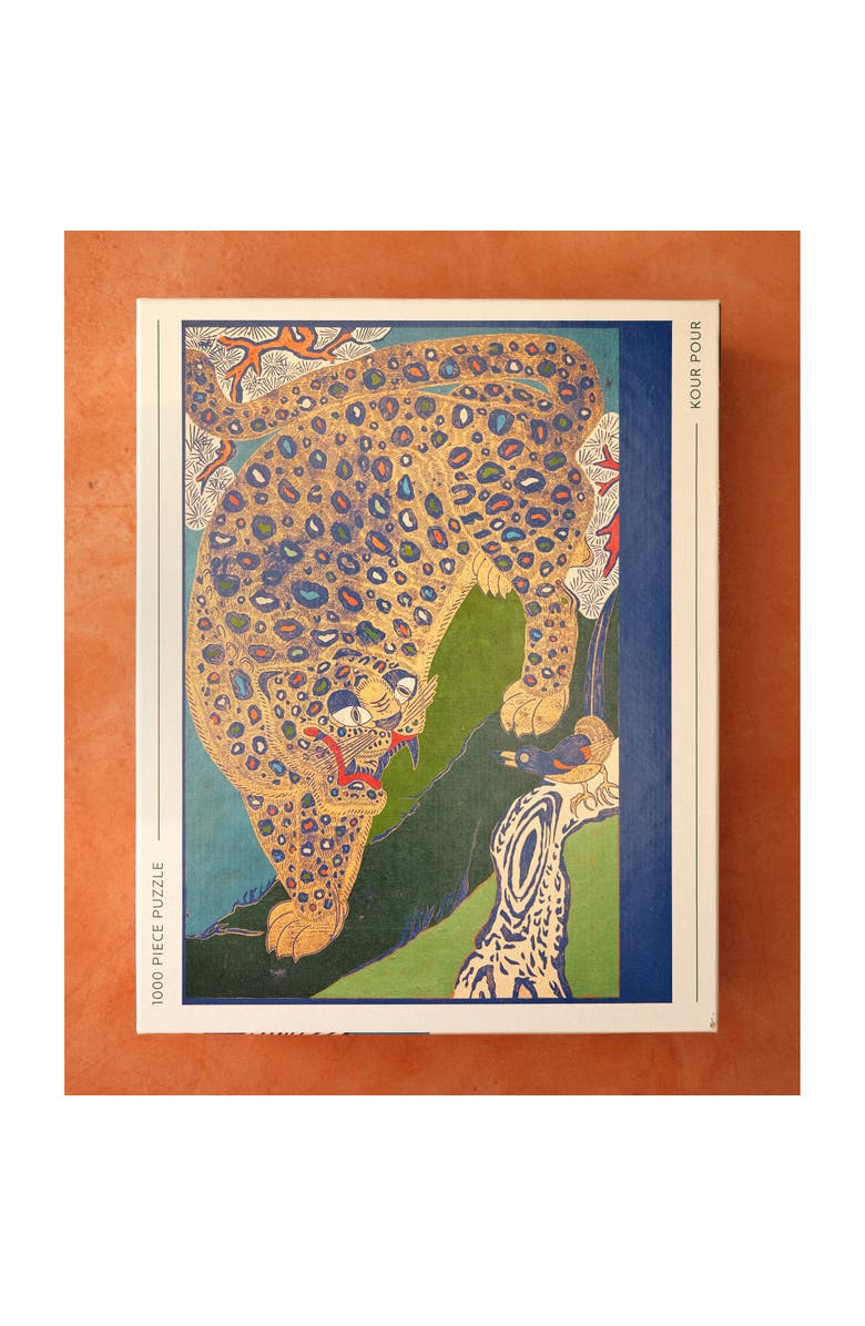 Kinstler Peacock Tiger 1000 Piece Jigsaw Puzzle, Alternate, color, Multicolored