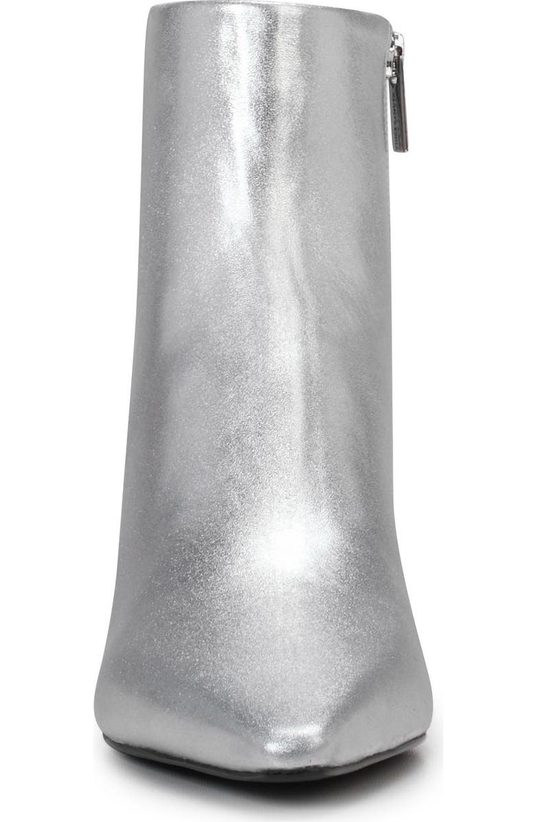 Vince Camuto Quinley Pointed Toe Bootie, Alternate, color, Silver Metnap