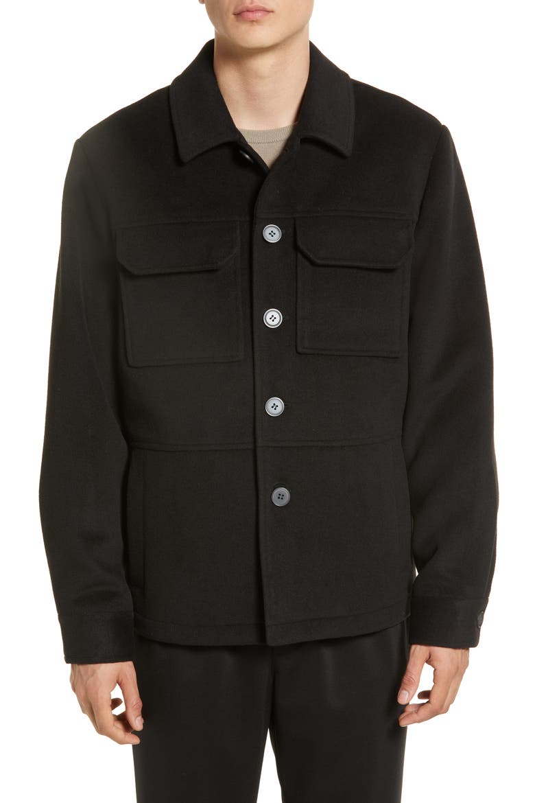 Amari Utility Jacket, Alternate, color, BLACK