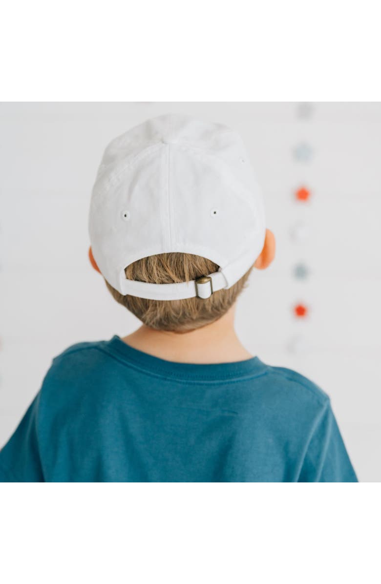 Sweet Wink American Flag Patch Baseball Hat, Alternate, color, White