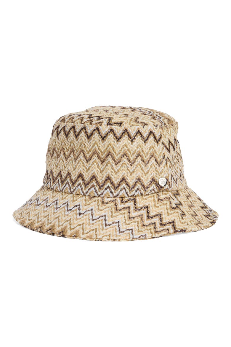 Straw Bucket Hat, Main, color, MULTI NATURAL