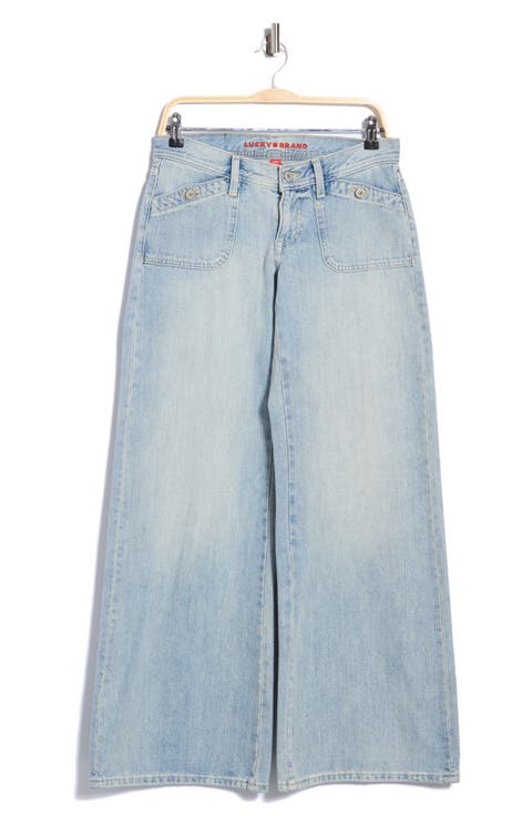 Super Low Rise Ultra Wide Leg Jeans