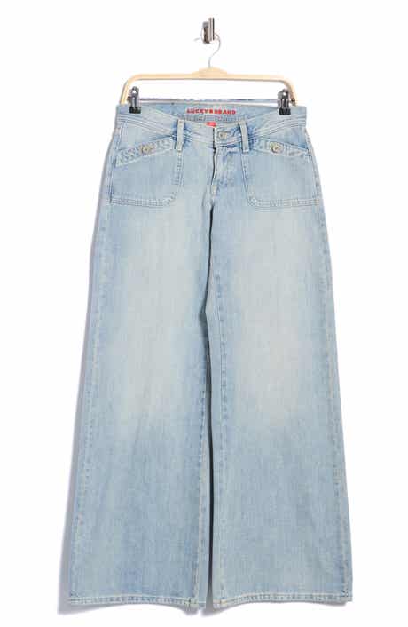 Super Low Rise Ultra Wide Leg Jeans