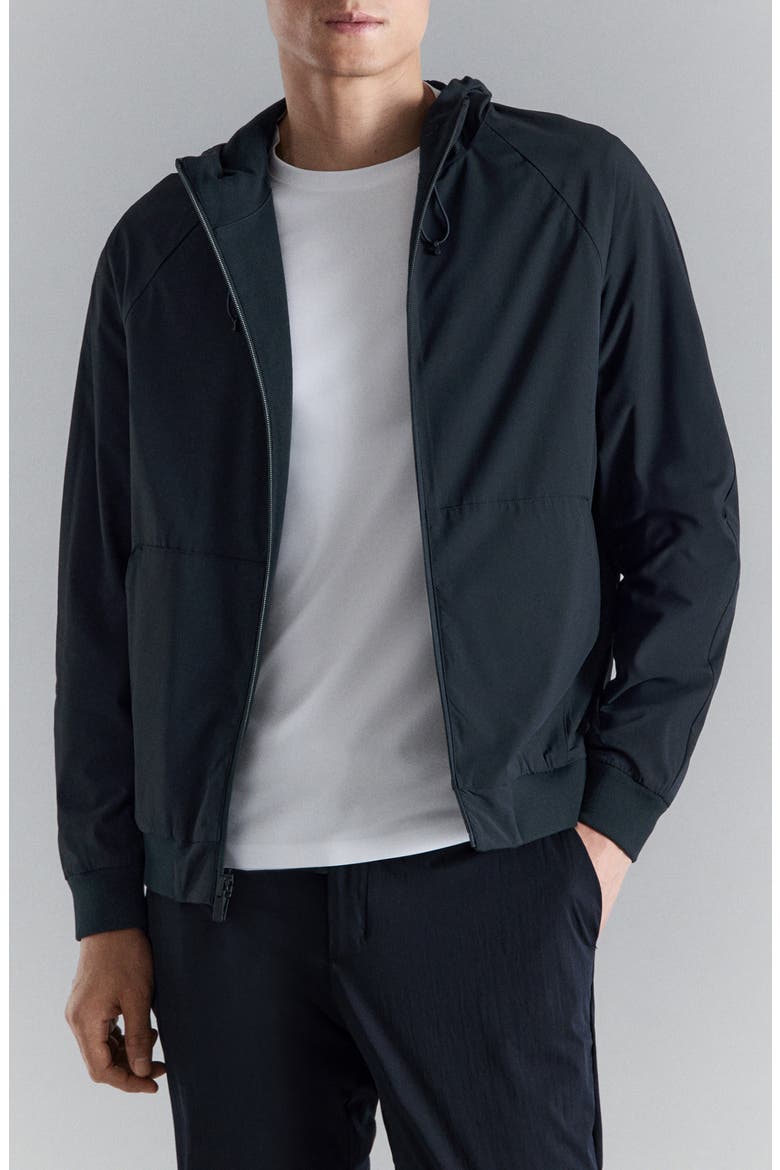 Performance Zip Hoodie, Main, color, NAVY