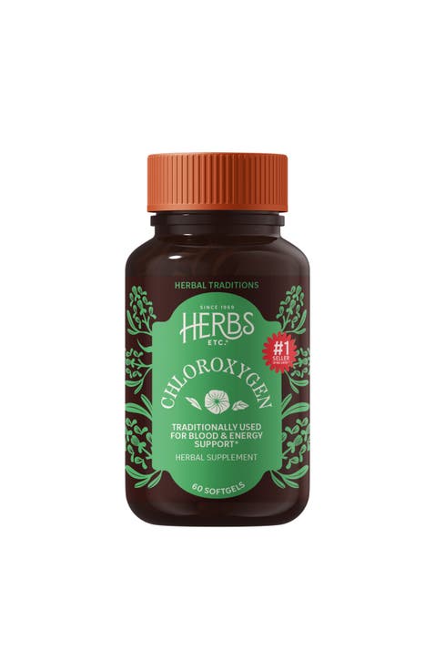 ChlorOxygen Chlorophyll Concentrate - Aids Healthy Blood Circulation - High-Altitude Environment Support - Energy Support - 60 Softgels