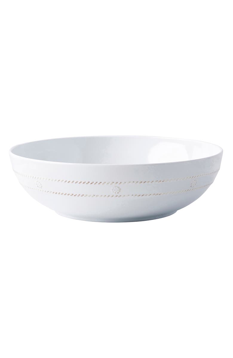 Juliska Berry & Thread Melamine Whitewash Bowl, Main, color, Whitewash
