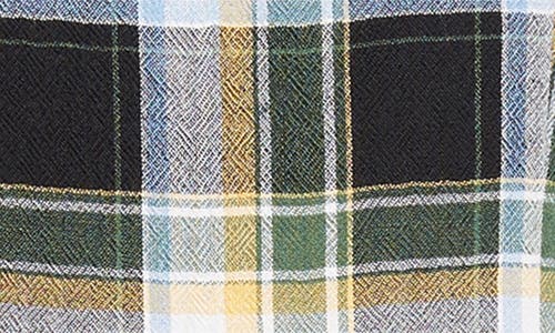 Shushu-tong Shushu/tong Plaid Asymmetric Neck Dress In Green